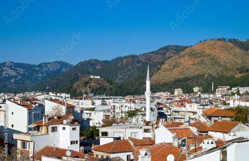 Marmaris, an old town on the Mediterranean