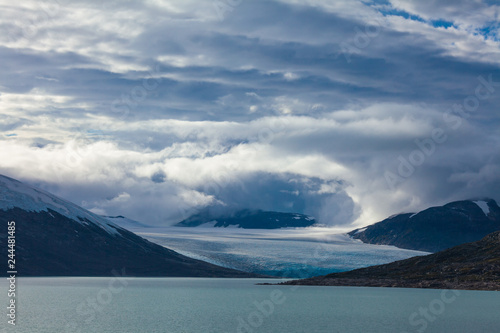 Clouds over the Austdalsbreen glacier Jostedalsbreen National Park Sogn og Fjordane Norway Scandinavia photo