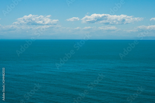 Landscape view of pacific ocean