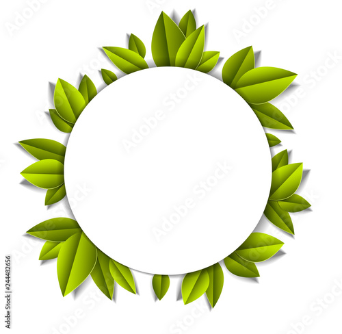 Background with leaves pape...