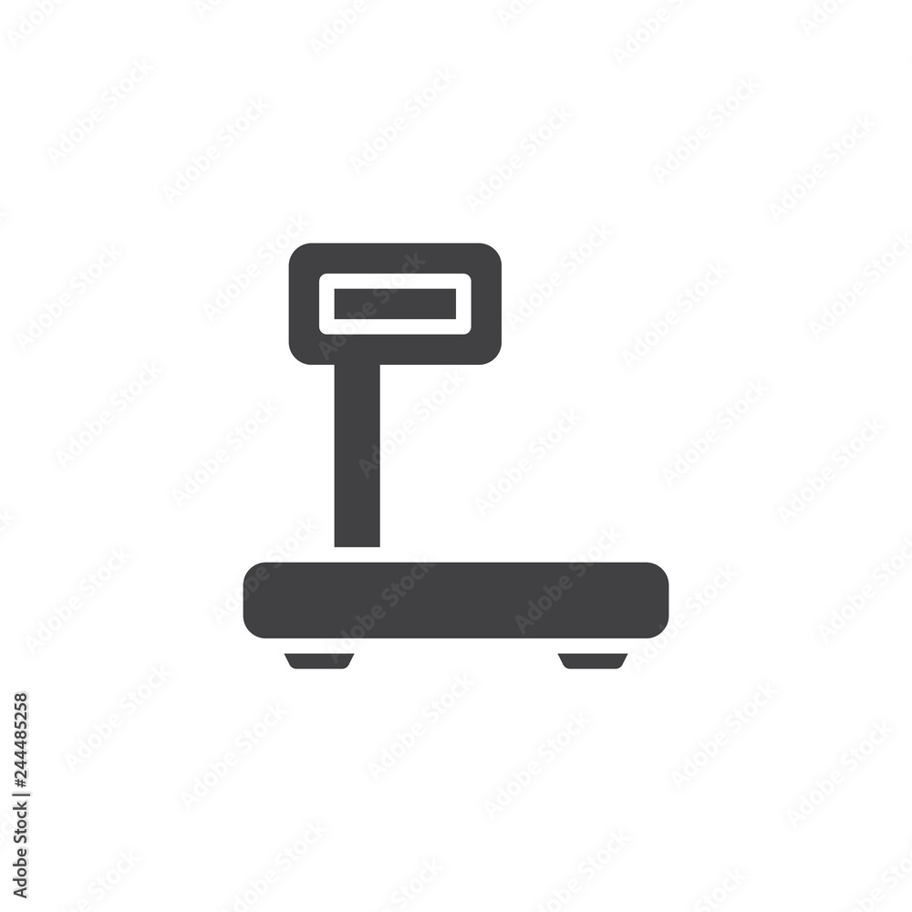 Cargo scales vector icon. filled flat sign for mobile concept and web design. Shipping scales simple solid icon. Symbol, logo illustration. Pixel perfect vector graphics Cargo scales vector icon. filled flat sign for mobile concept and web design. Shipping scales simple solid icon. Symbol, logo illustration. Pixel perfect vector graphics