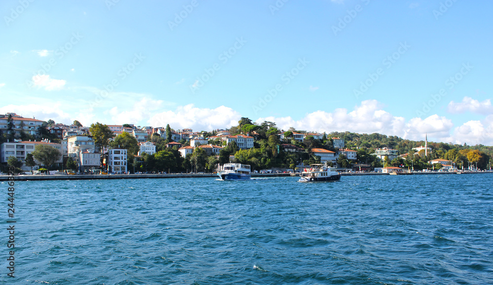 Fototapeta premium Istanbul Bosphorus cıast view