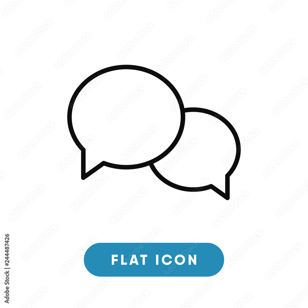 Talk vector icon Talk vector icon