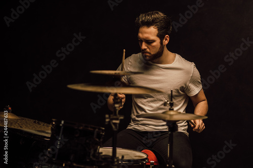 professional drummer details photo