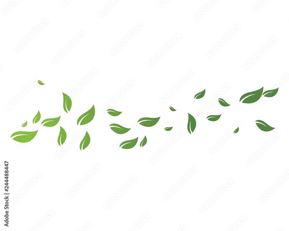 green leaf ecology nature element - obrazy, fototapety, plakaty 