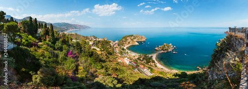 Taormina view from up, Sicily