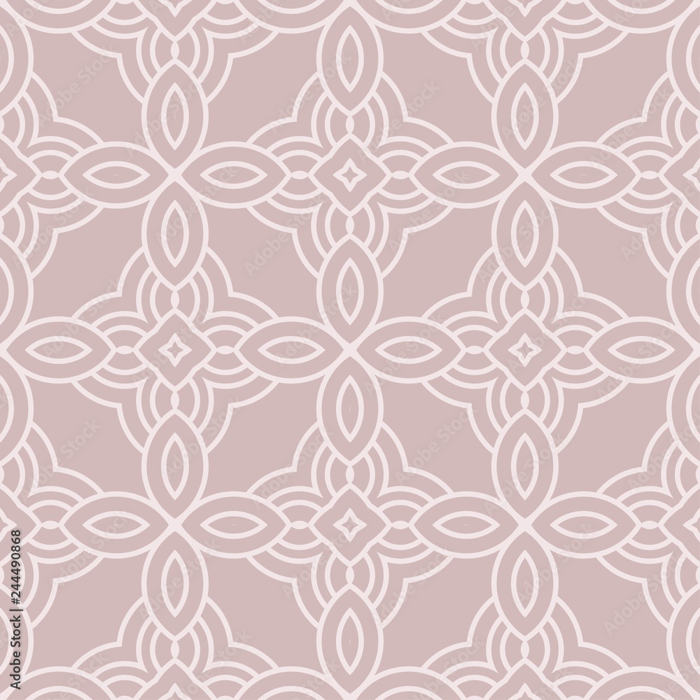 Seamless geometric pattern in florral style. Simple fashion fabric print. Vector repeating tile texture. Beige color Seamless geometric pattern in florral style. Simple fashion fabric print. Vector repeating tile texture. Beige color