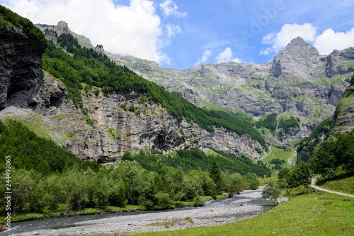 Cirque du Fer à Cheval, Sixt Fer à Cheval, Haute Savoie, Alpes