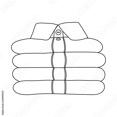 Vector illustration of laundry and clean symbol. Set of laundry and clothes stock vector illustration.