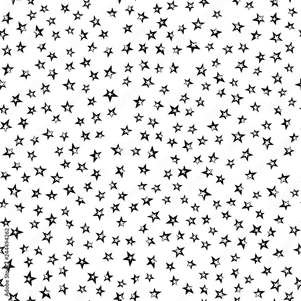 Modern Geometric Star Pattern. Vector Star Pattern Background