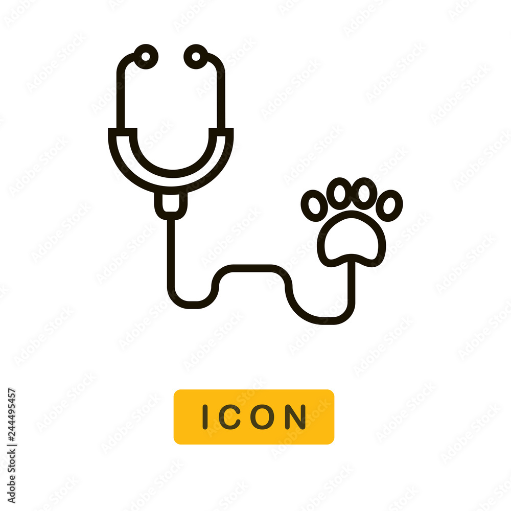 Stethoscope vector icon Stethoscope vector icon