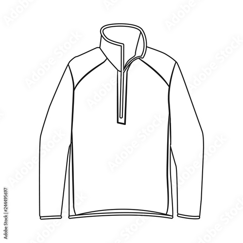 Vector design of man and clothing icon. Set of man and wear stock symbol for web.