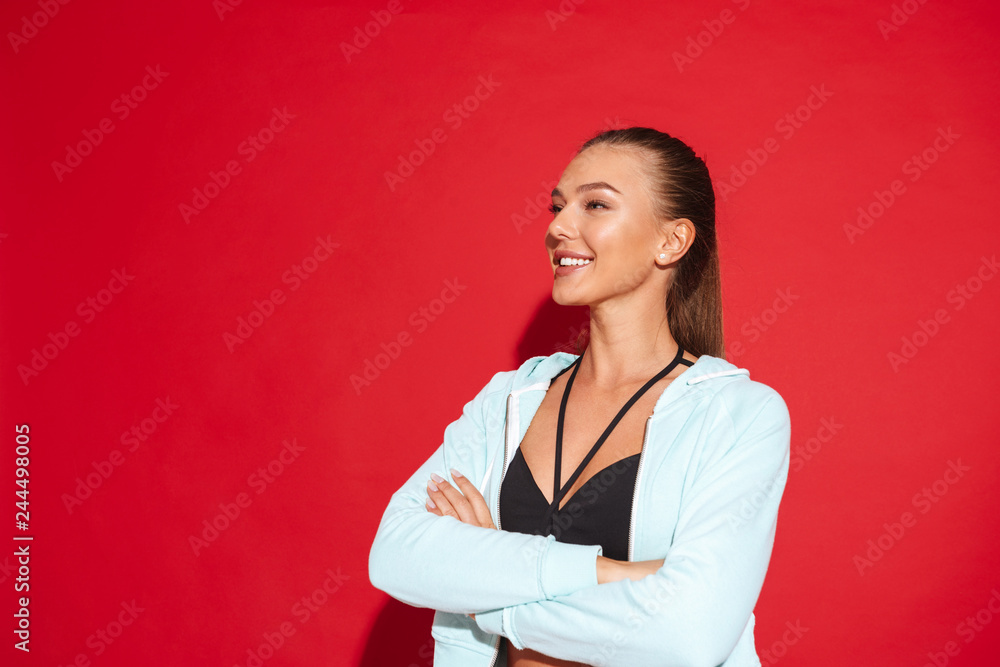 Portrait of a beautiful fit young sportswoman Portrait of a beautiful fit young sportswoman