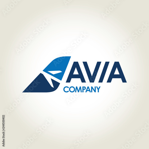 avia company vector logo