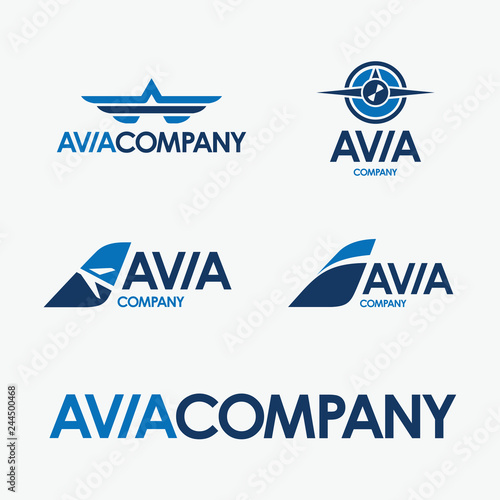 avia company vector logo