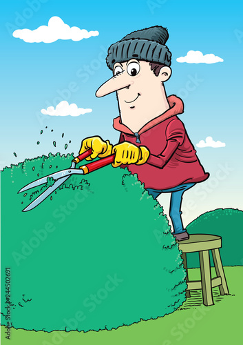 Cutting hedges