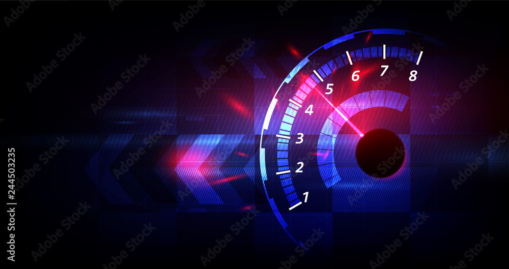 Racing speed background, vector illustration abstraction in car track - obrazy, fototapety, plakaty 
