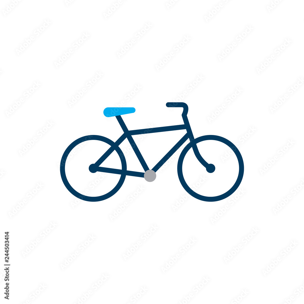 Bicycle. Bike icon vector in flat style. Cycling symbol. Sign for bicycle path Isolated on white background. Vector illustration for graphic design, web site, UI, mobile app, social media Bicycle. Bike icon vector in flat style. Cycling symbol. Sign for bicycle path Isolated on white background. Vector illustration for graphic design, web site, UI, mobile app, social media