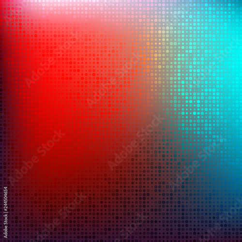 Abstract bright colors minimal mosaic background with halftone gradient effect. Vector illustration.