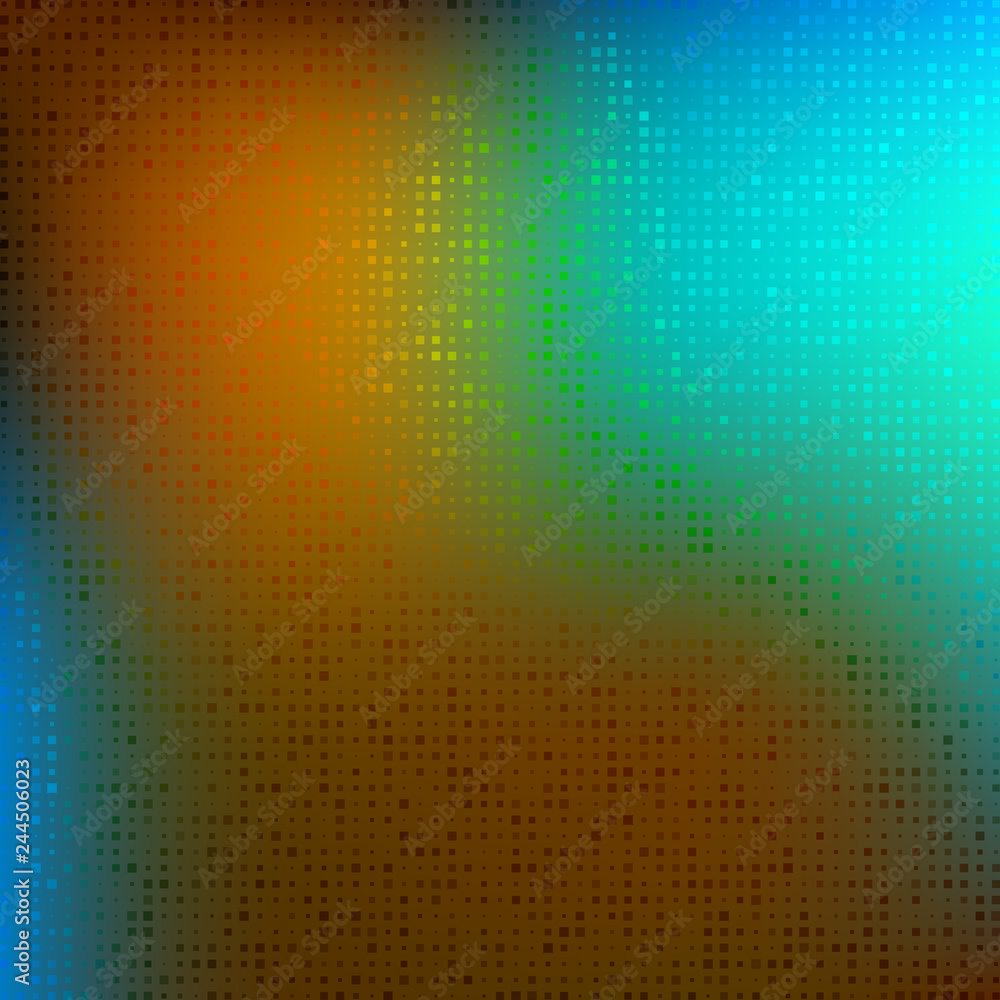 Abstract bright colors minimal mosaic background with halftone gradient effect. Vector illustration. Abstract bright colors minimal mosaic background with halftone gradient effect. Vector illustration.