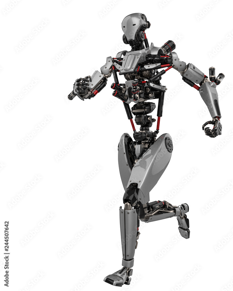 mega robot super drone in a white background mega robot super drone in a white background