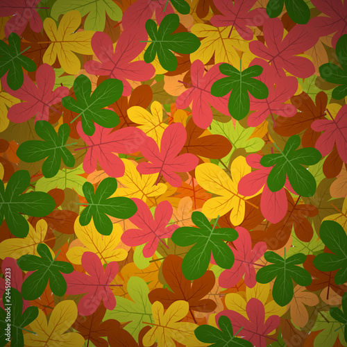 Background with autumn leaves © dniprodd