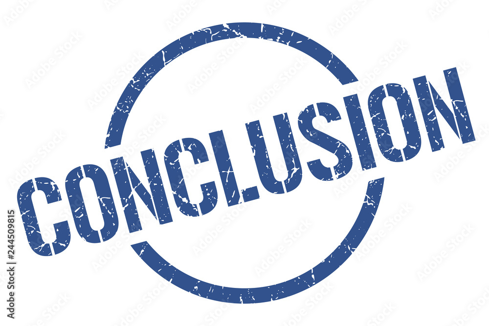 conclusion stamp
