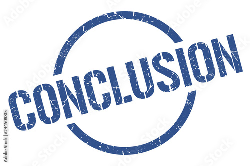 conclusion stamp