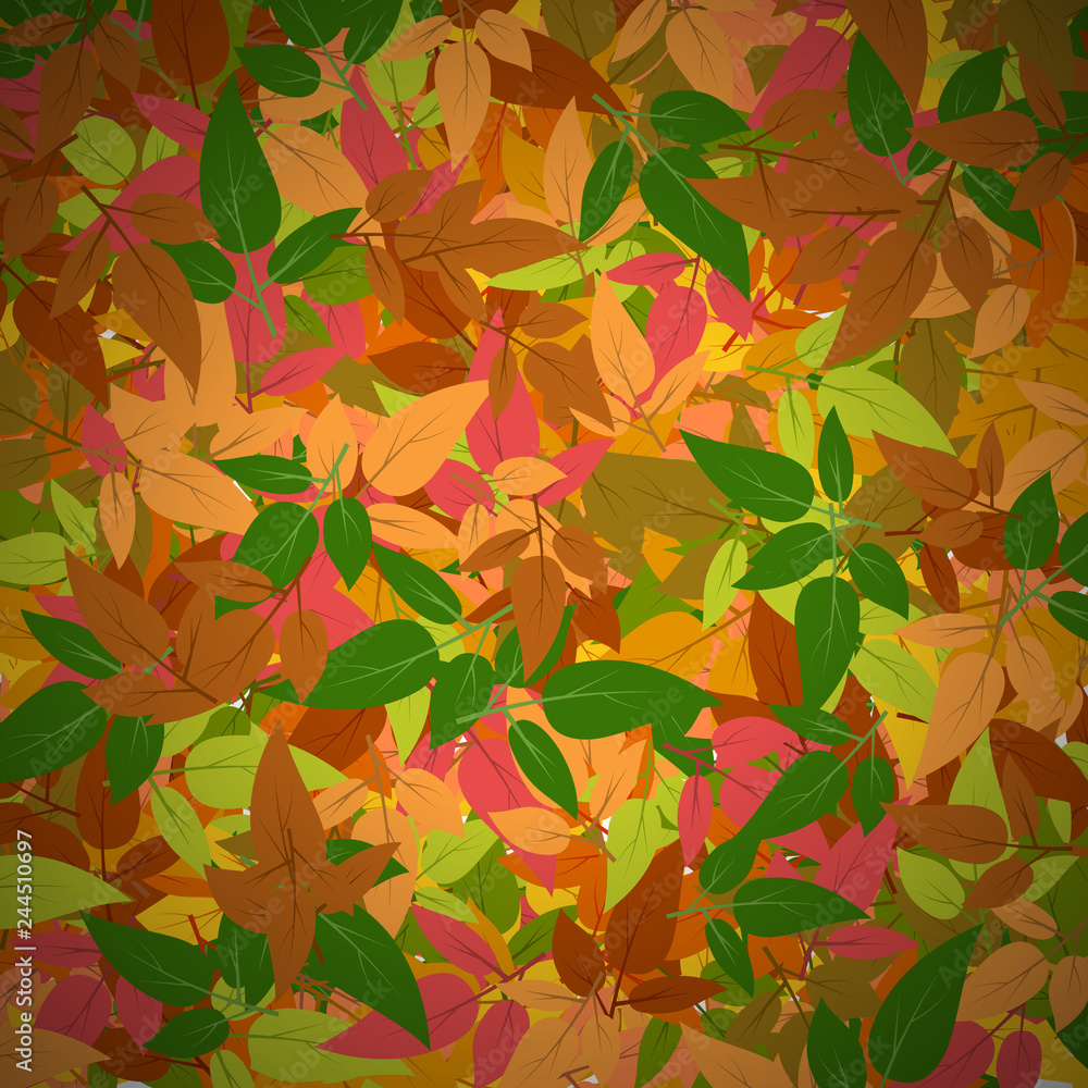 Background with autumn leaves Background with autumn leaves