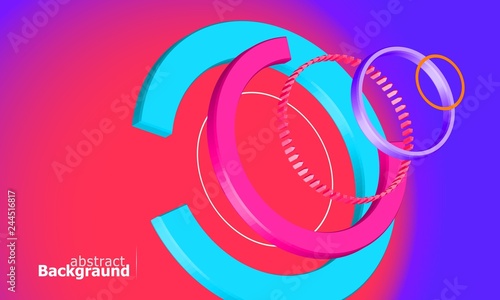 Abstract composition of technical details on a crimson background