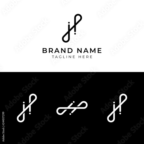 monoline ambigram letter j,h,p