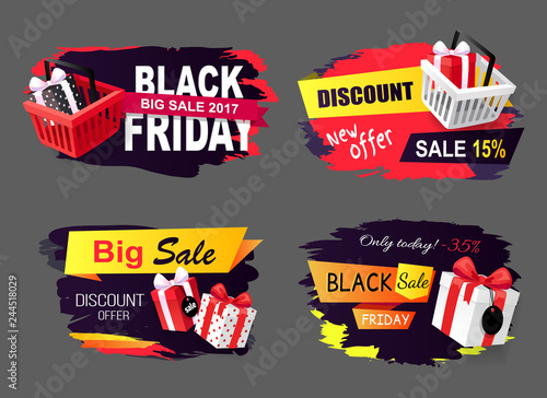 Big Sale of Black Friday Holiday, Autumnal Sellout