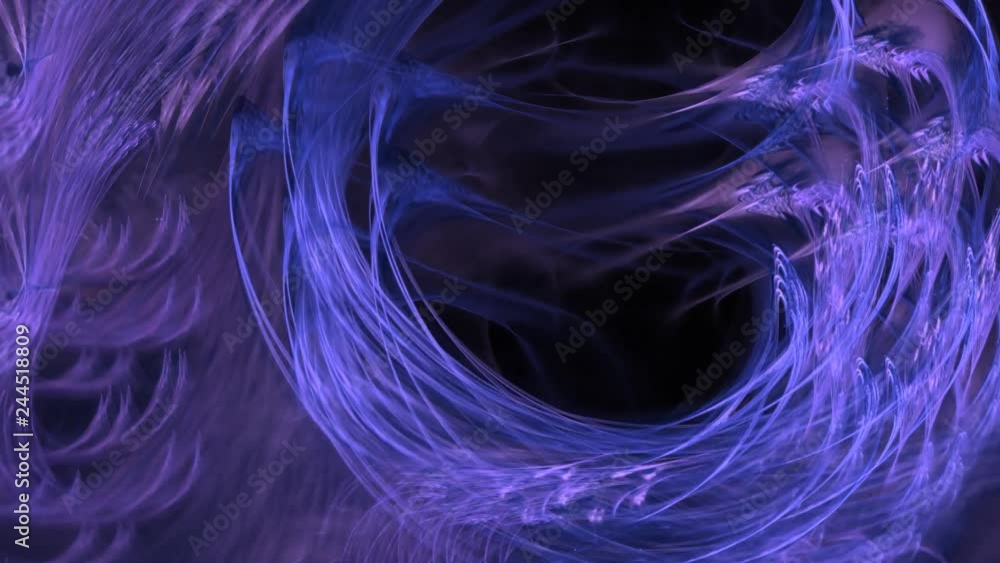 Abstract fractal forms morph and oscillate (Loop) Abstract fractal forms morph and oscillate (Loop)