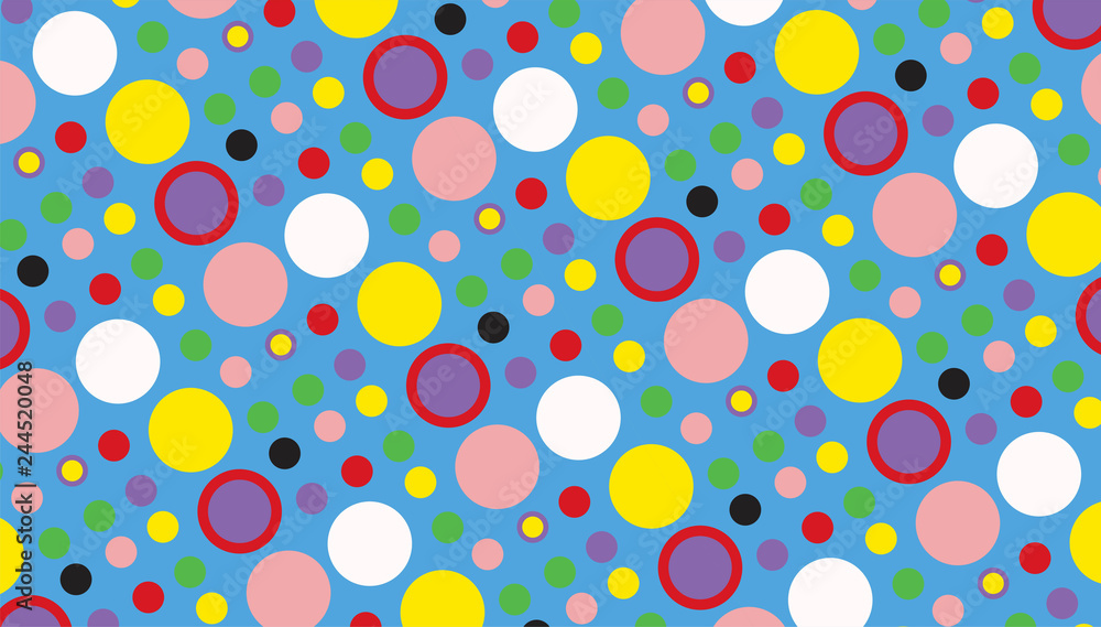 Abstract background of multicolored circles Abstract background of multicolored circles