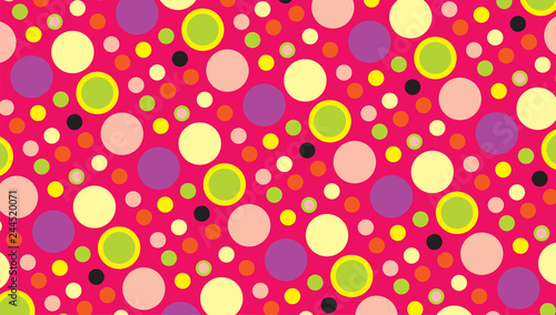 Abstract background of multicolored circles