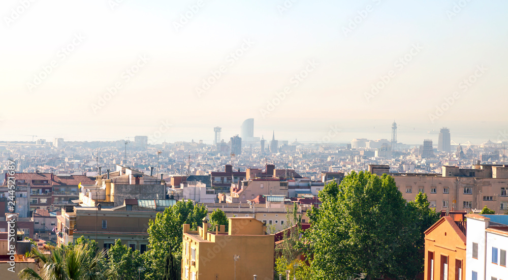 Obraz premium Barcelona. Urban landscape