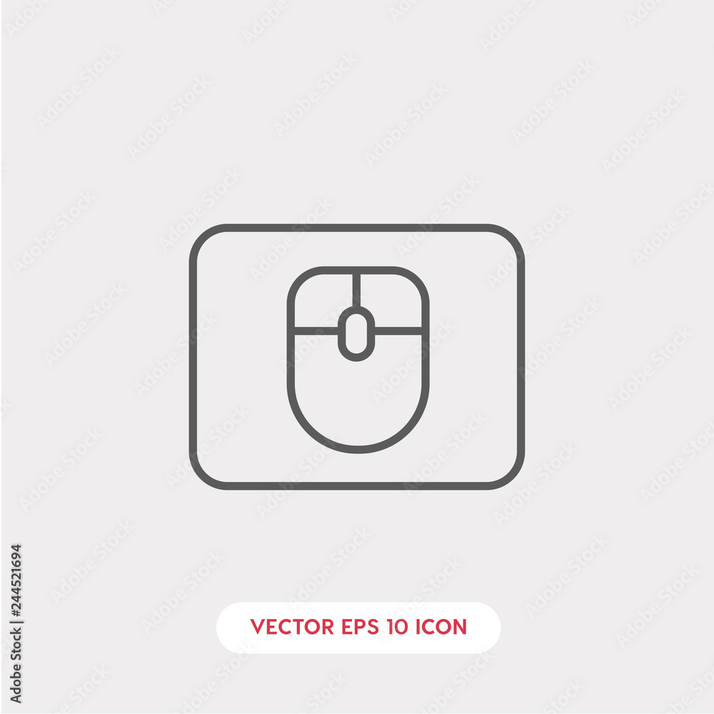mousepad icon vector mousepad icon vector