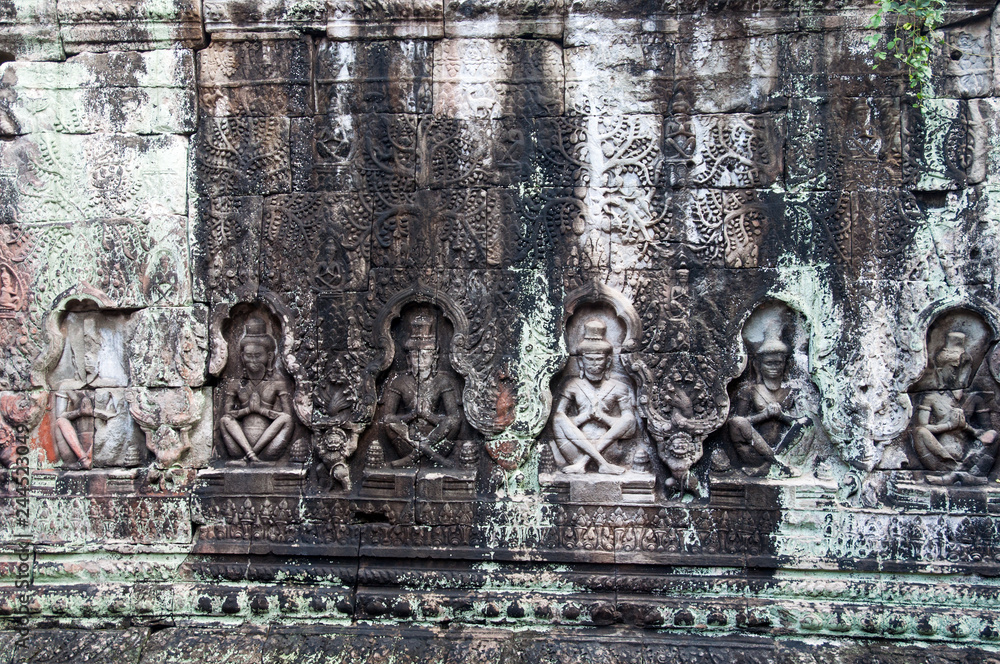 ancient Preah Khan temple in Angkor. Siem Reap, Cambodia