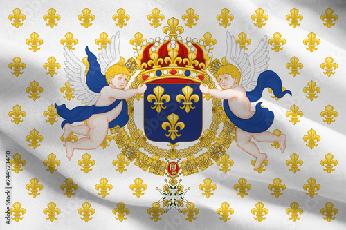 Kingdom of France, historical flag photo