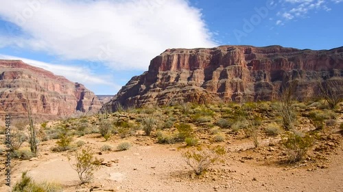 landscape and nature concept - view of grand canyon cliffs