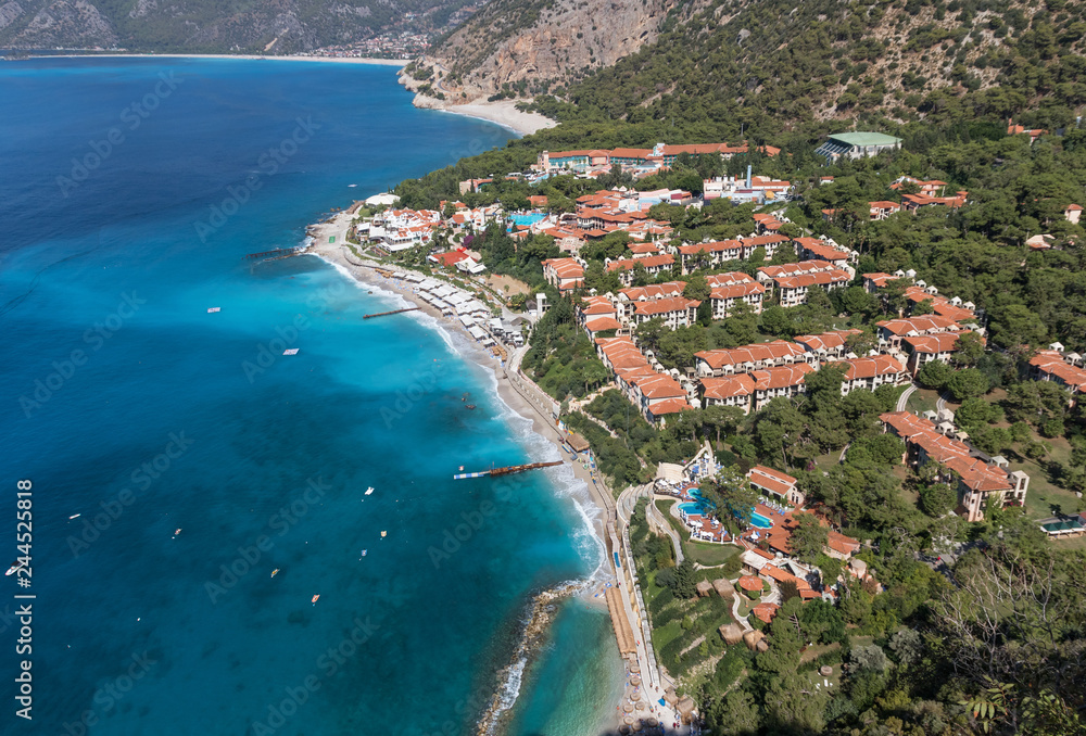 Ölüdeniz, Turkey - one of the most wonderful resorts of the Southern Turkey and probably of the Mediterranean Sea, Ölüdeniz is famous for its turquoise water and the breathtaking landscape