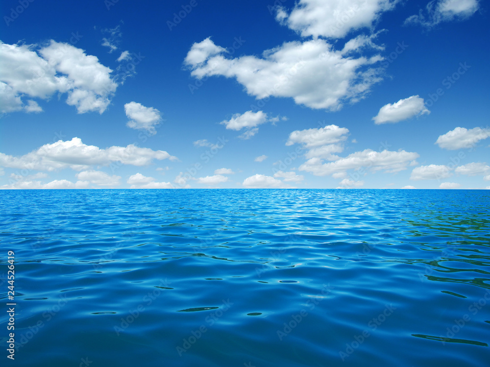 Fototapeta premium Blue sea water