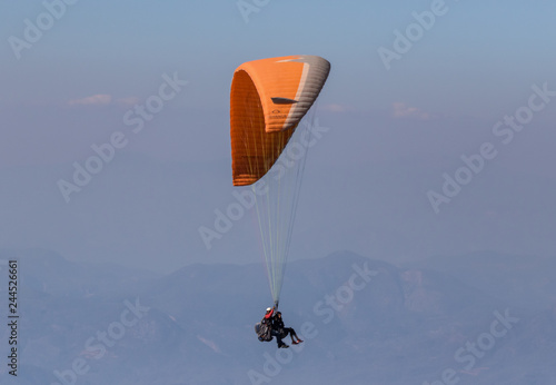 Babadağ, Turkey - standing about 2000 meters above the sea level, and right beside the Mediterranean Sea, the Mount Babadağ is an ideal spot for enjoying an unique view during paragliding