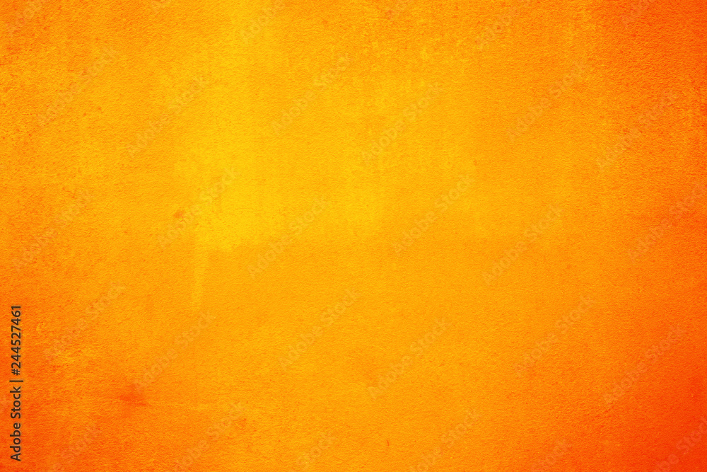 Orange cement background
