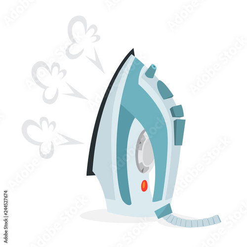 Electric utensil. Isolated device for ironing clothes