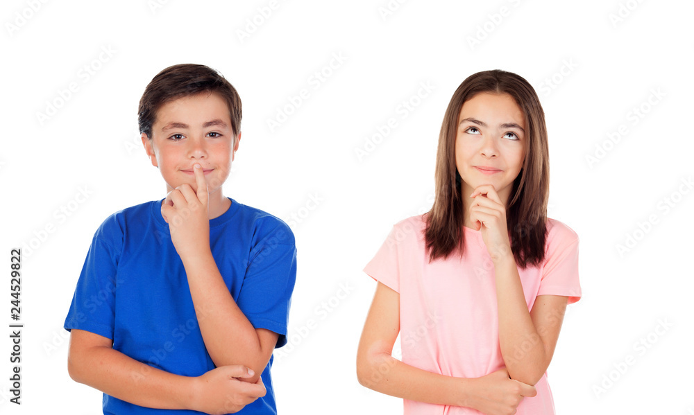 Two pensive teenager Two pensive teenager