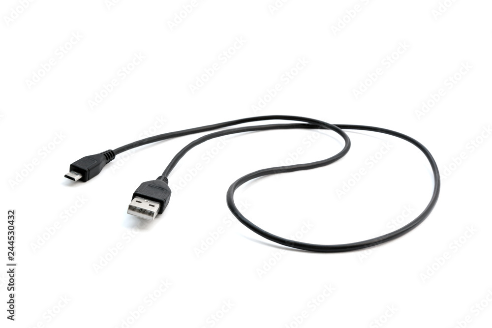 black USB cable black USB cable