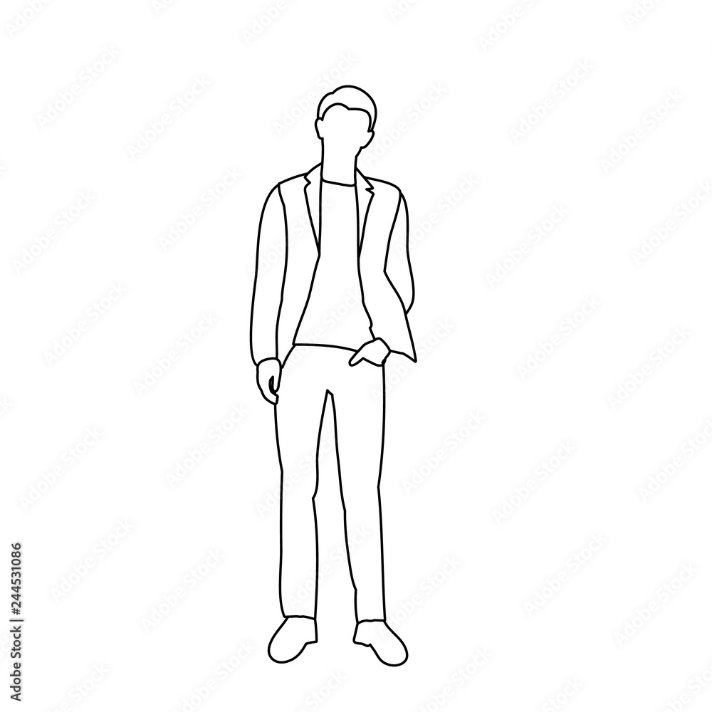 man in a jacket is sketch man in a jacket is sketch