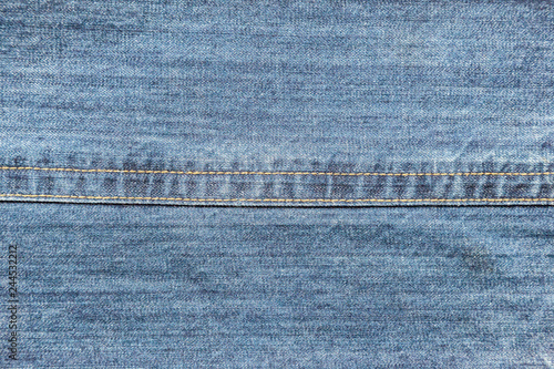 Texture of blue jeans background