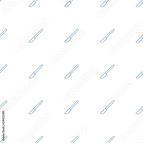 scalpel icon pattern seamless white background